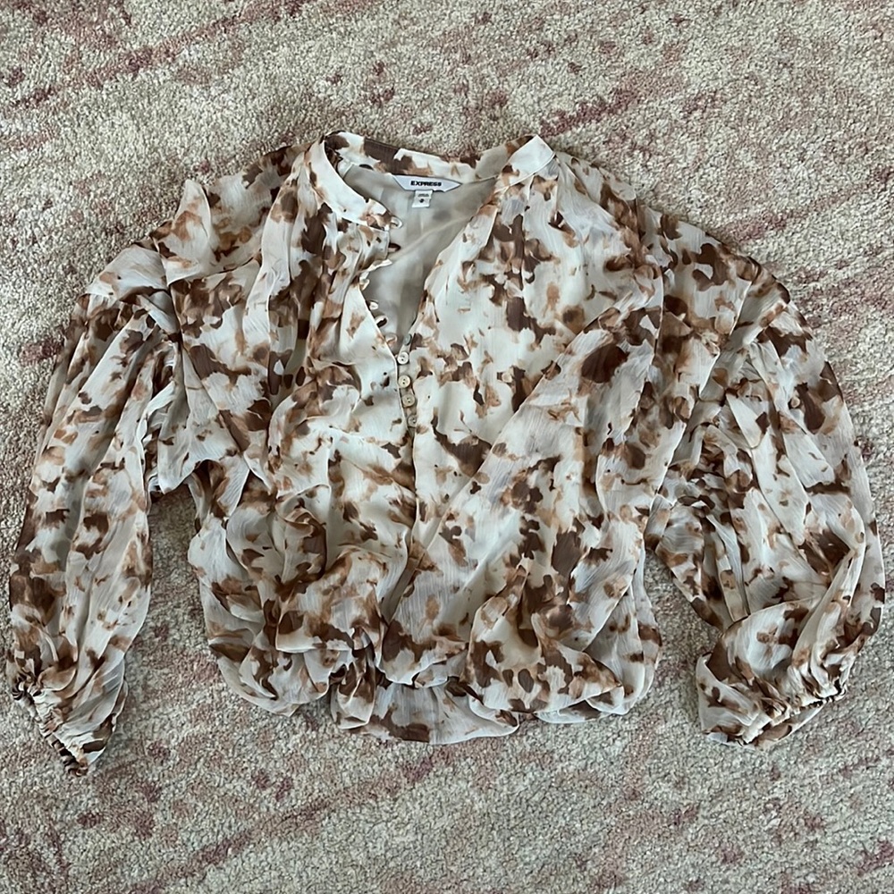 Express floral blouse